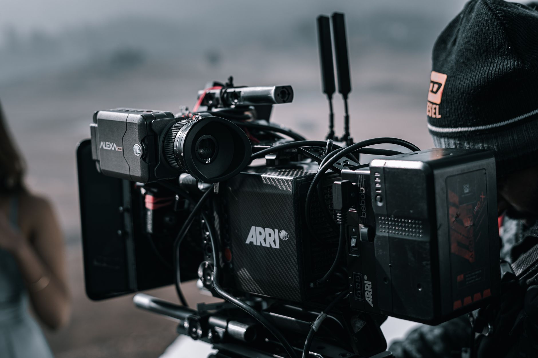 Cinematic camera on setup
